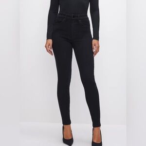 NWT Good American Always Fits Good Legs Black Skinny Jeans size 6-12